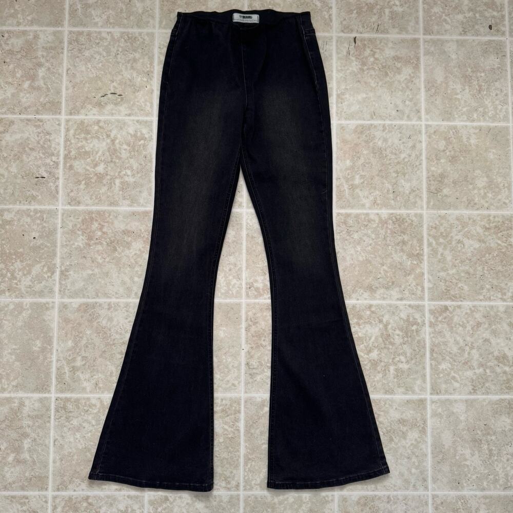 Rock & Roll Bargain Bell Pull On Flare Jeans Women's 29x36 Bell Bottoms Cowgirl